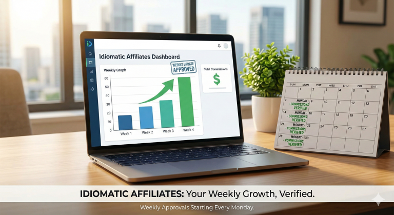 Idiomatic Affiliates is the number 1 affiliate program for notaries and apostille agents.