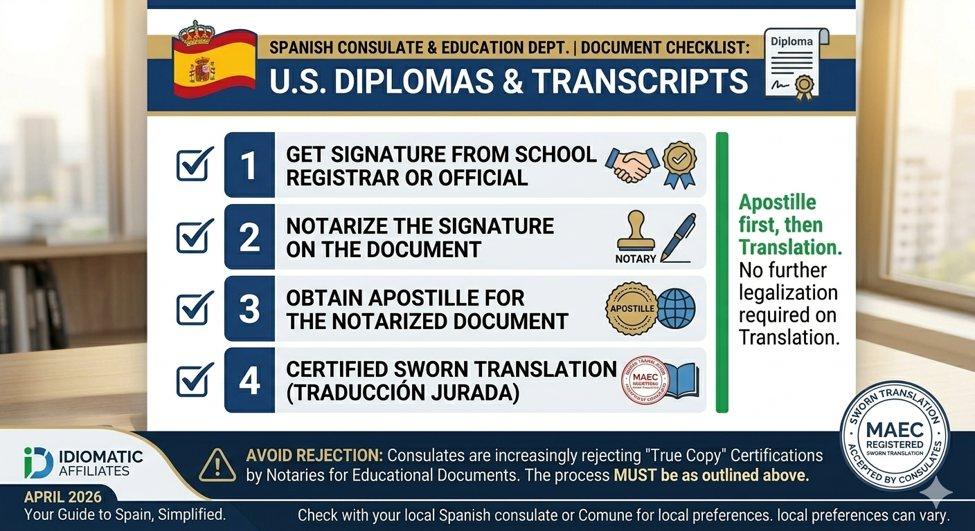 New Rules for Spain: Don’t Let Your Client’s Educational Documents Get Rejected