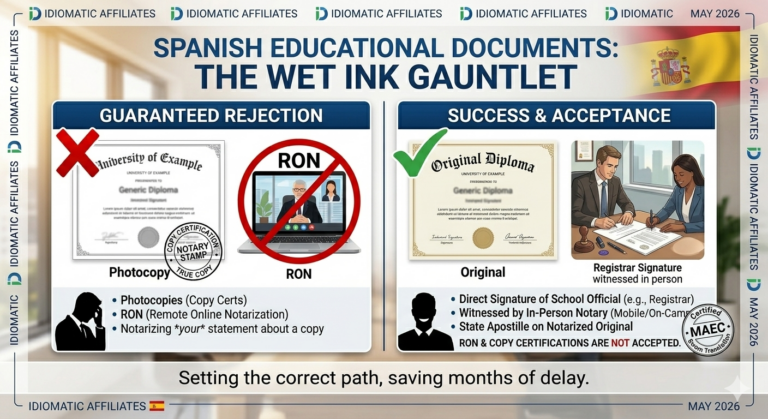 Spain Part 2: The “Wet Ink” Gauntlet for Spain (No Shortcuts Allowed)
