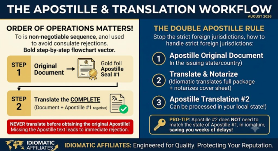 Week 9: The Apostille Workflow (Order of Operations Matters!)