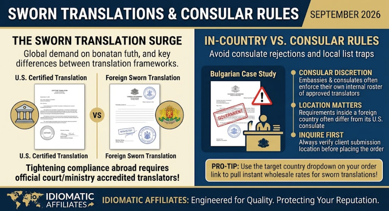 Need sworn or official translations? Idiomatic Affiliates is the expert.