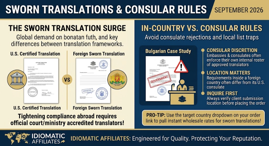 Need sworn or official translations? Idiomatic Affiliates is the expert.