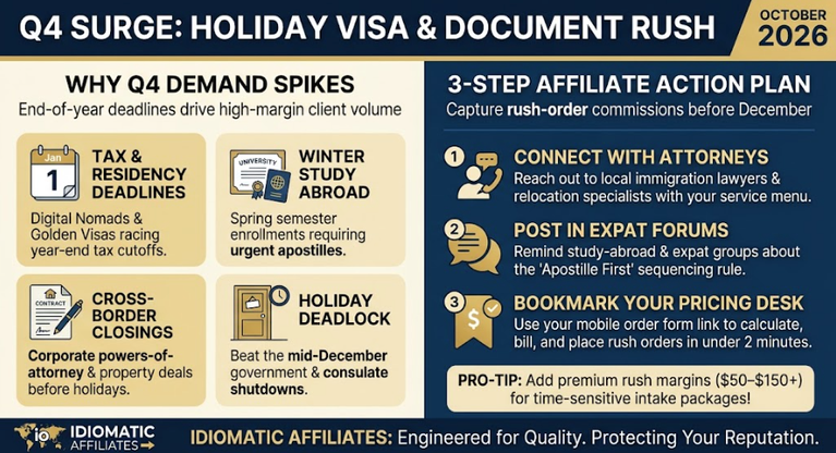 Q4 Surge: The Holiday Visa & End-of-Year Document Rush
