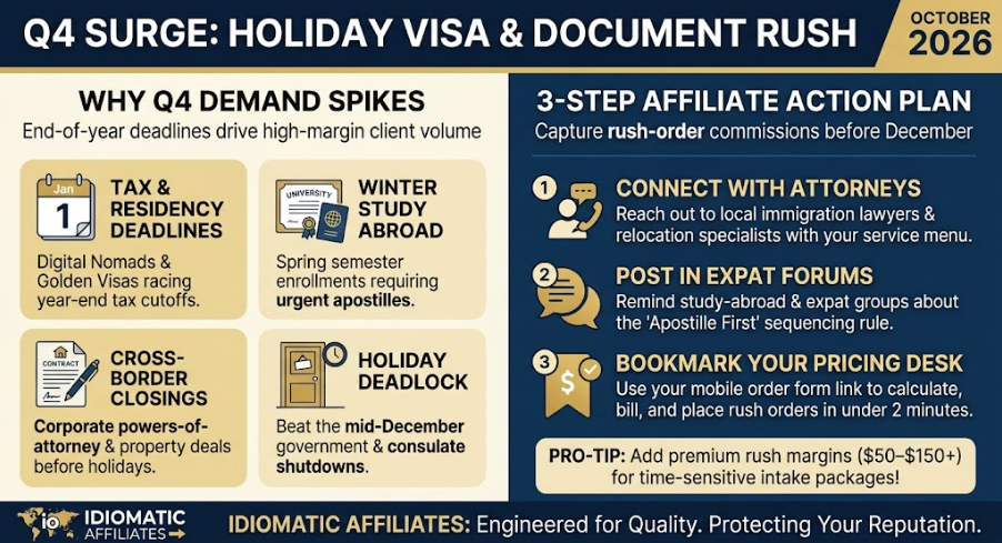 Q4 Surge: The Holiday Visa & End-of-Year Document Rush